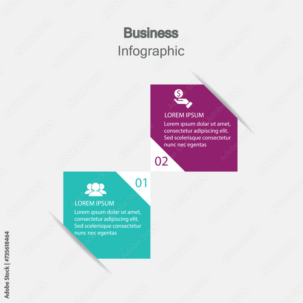 
Infographic vector, graph. presentation. Business concepts, parts, steps, processes. Visualization of infographic data. Startup template. - Vector
