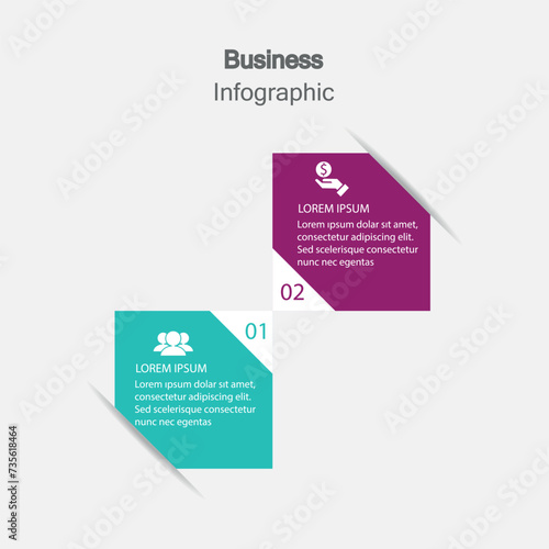 
Infographic vector, graph. presentation. Business concepts, parts, steps, processes. Visualization of infographic data. Startup template. - Vector
