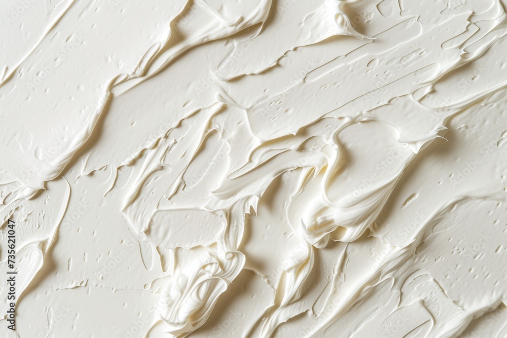 Texture of white creamy spread. Texture of white creamy spread.