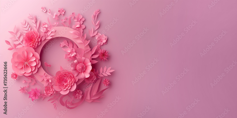 Joyful Paper Whispers: Women's Day Delight in Vibrant Pink Bliss, Mother's day Joyful Paper Whispers: Women's Day Delight in Vibrant Pink Bliss, Mother's day