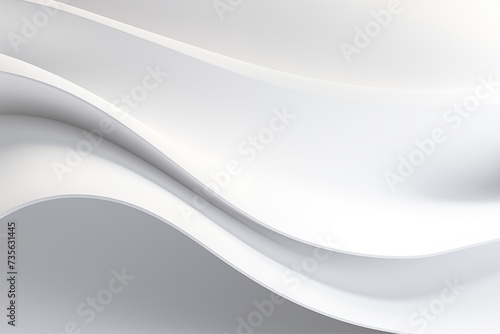 White wave gradient color background. White curve banner design. 