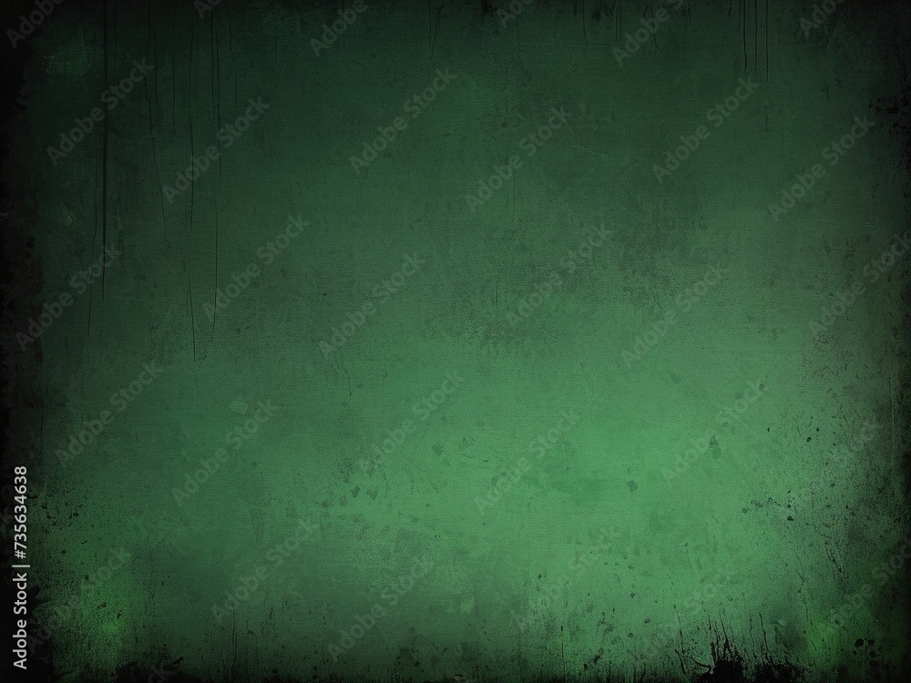 Fototapeta premium Textured green grunge background