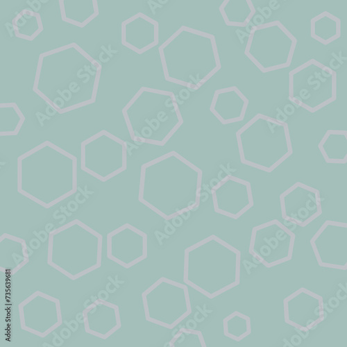 seamless pattern with hexagons pastel colors Repeating geometric tiles with hexagonal elements