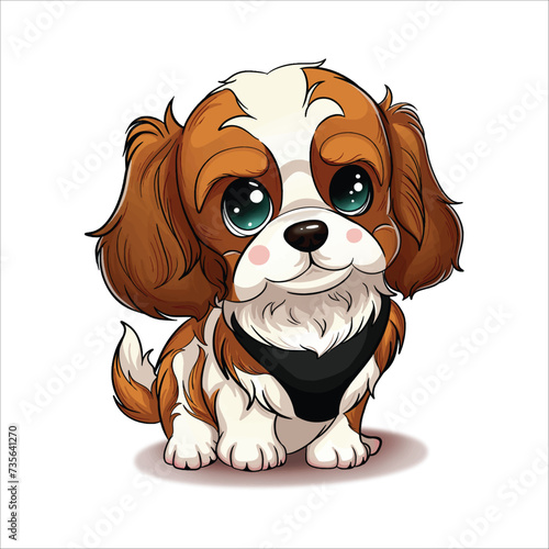 Cute dog illustration