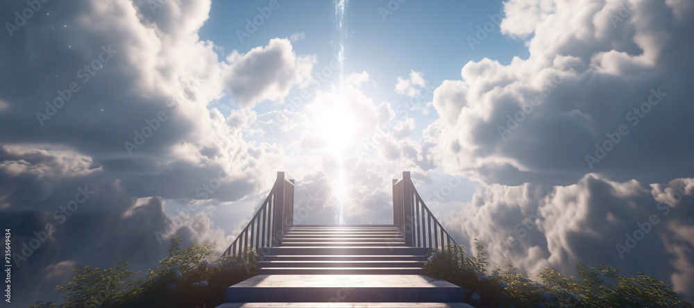kingdom of heaven, sky, bridge 4 - obrazy, fototapety, plakaty 