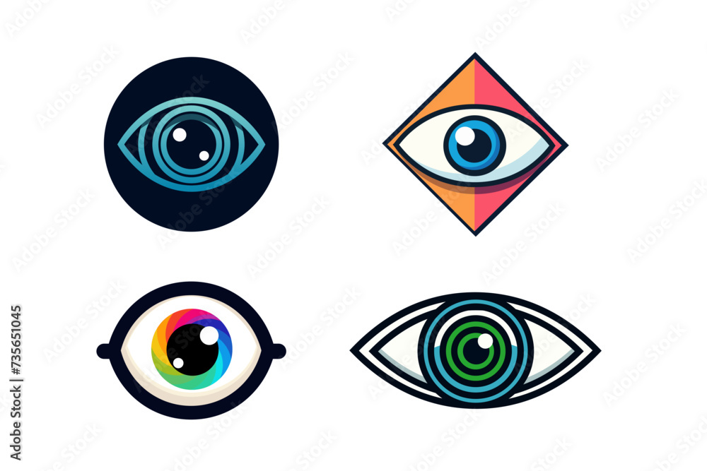Eye icon - eye symbol. flat eye sign vector
Eye icon - eye symbol. flat eye sign vector