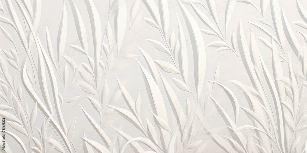 White decorative plaster on the wall as a background, Generative AI illustrations. White decorative plaster on the wall as a background, Generative AI illustrations.
