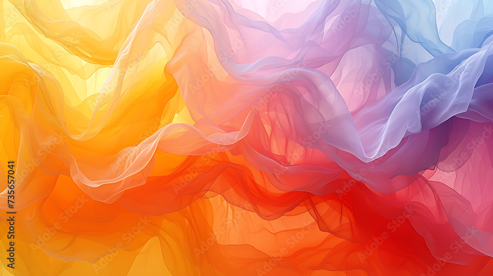 Abstract Background with Smooth Forms 