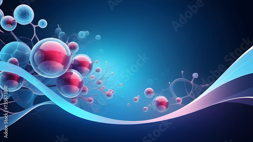 abstract biotech background