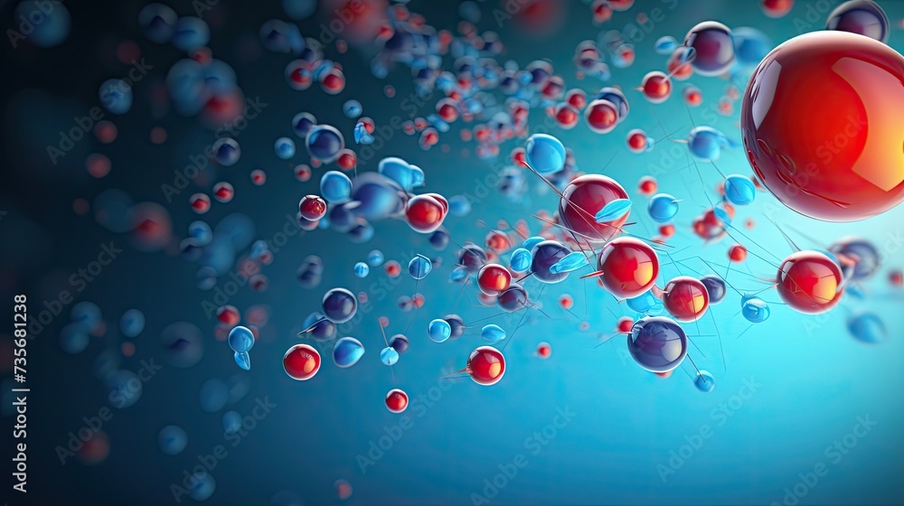 Nanoparticle based drug delivery systems, solid color background Nanoparticle based drug delivery systems, solid color background