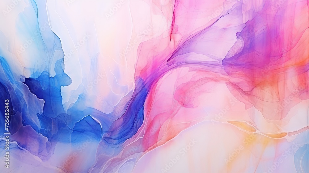 Alcohol ink colors translucent. Abstract marble texture background. Design wrapping paper, wallpaper. Mixing acrylic paints. Modern fluid art. Alcohol Ink Pattern, ethereal graphic design