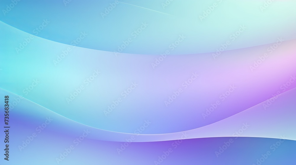 Blue, purple, green gradient. Soft pastel color gradient. Holographic blurred abstract background