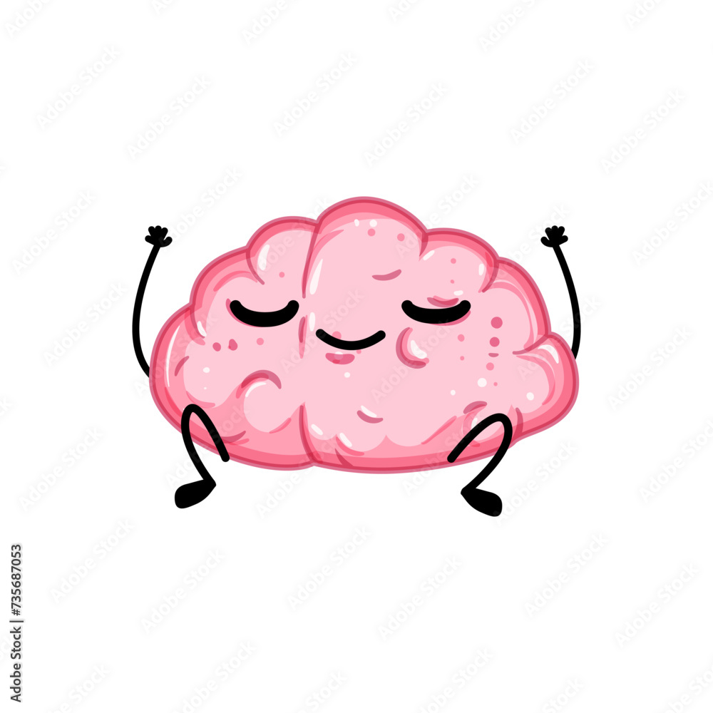 idea brain character cartoon vector illustration idea brain character cartoon vector illustration