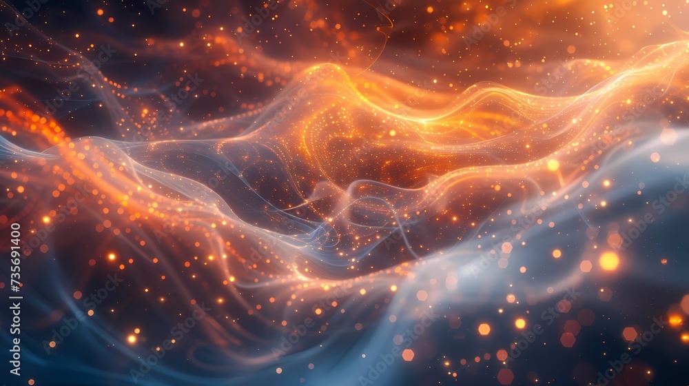 Galaxy colorful fantasy realism style abstract poster web page background with generative Galaxy colorful fantasy realism style abstract poster web page background with generative