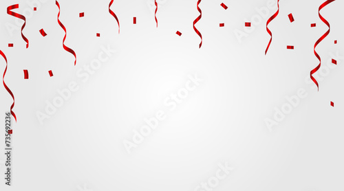 happy birthday celebration carnival confetti. Bright vector confetti background.