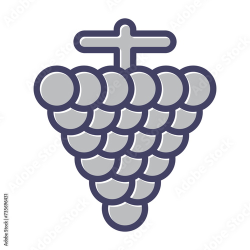 Grapes Vector Icon