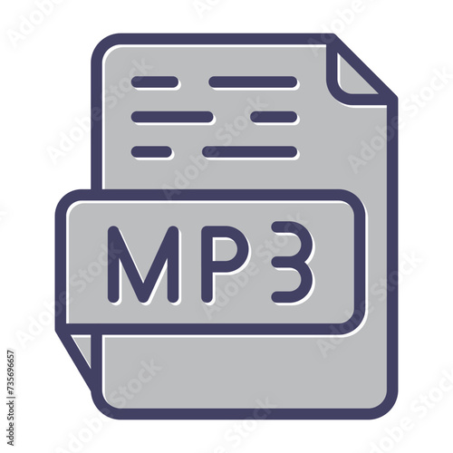 MP3 Vector Icon