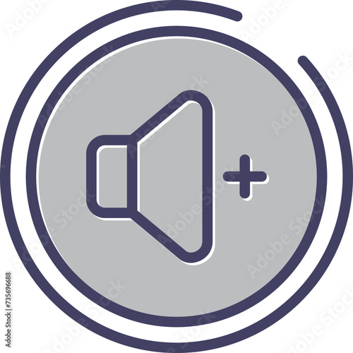 Volume Up Button Vector Icon