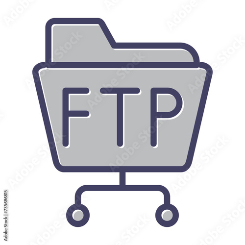 FTP Server Vector Icon
