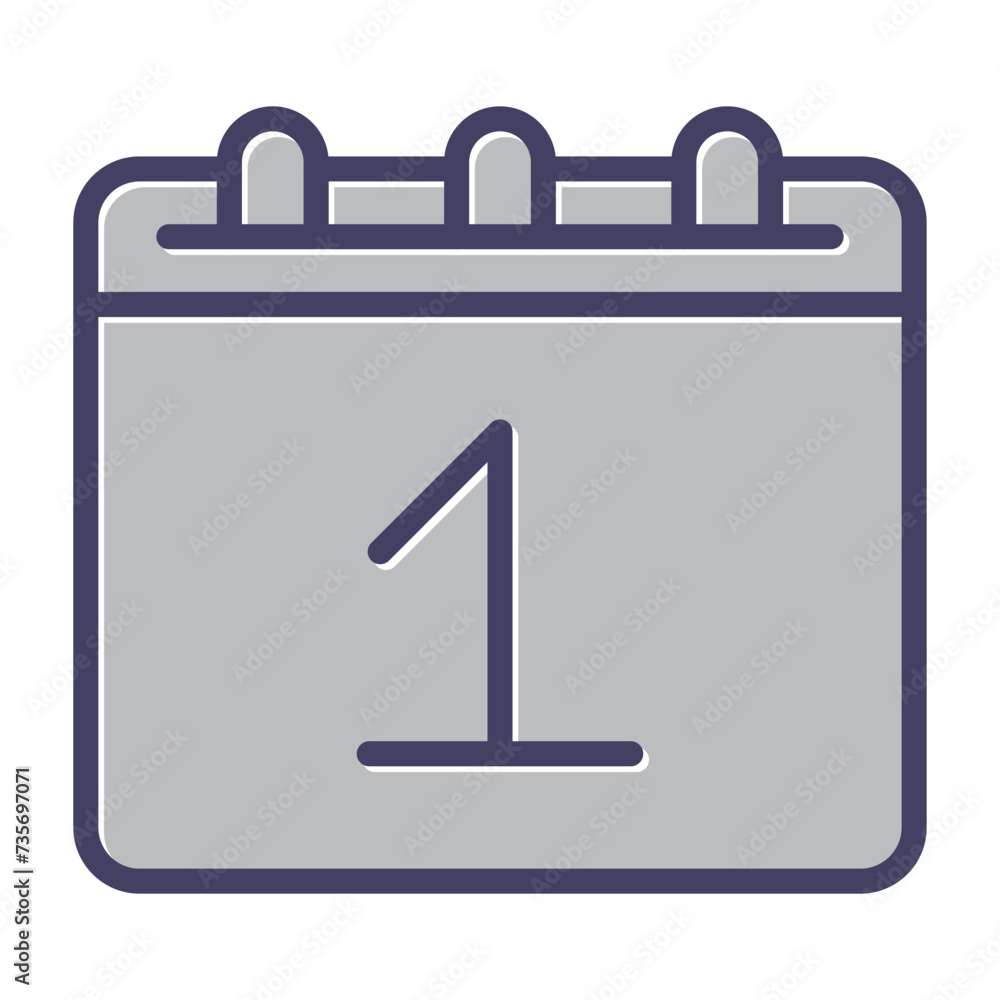 Tear Off Calendar Vector Icon Tear Off Calendar Vector Icon