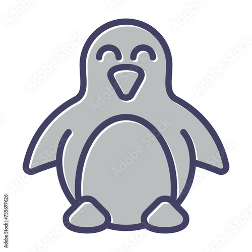 Penguin Vector Icon