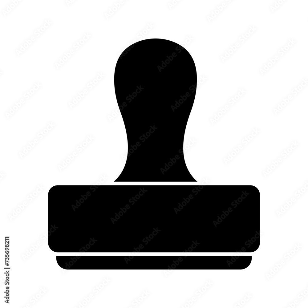 stamp icon isolated sign symbol and flat style for app, web and digital design color editable stamp icon isolated sign symbol and flat style for app, web and digital design color editable
