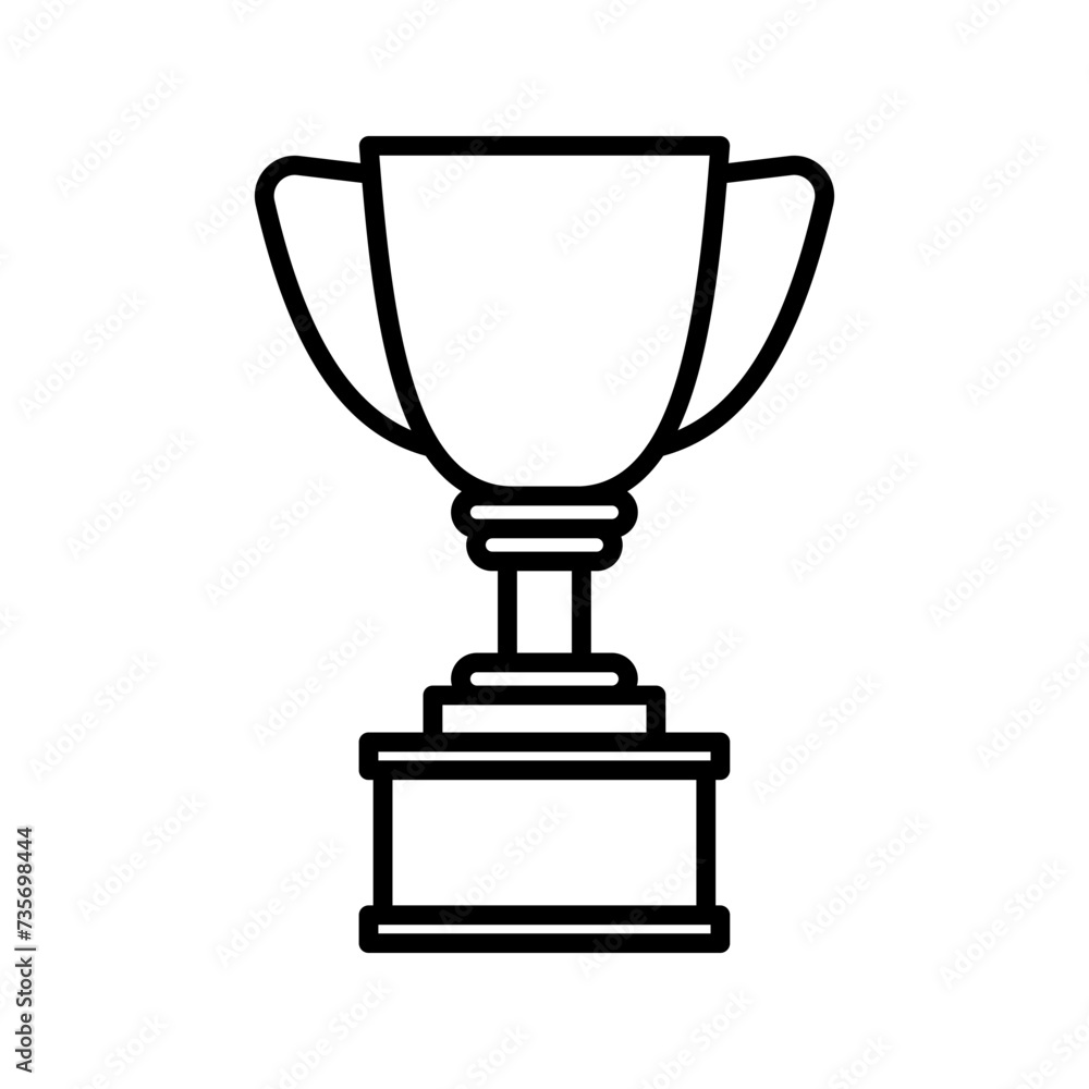 First prize trophy icon color editable First prize trophy icon color editable