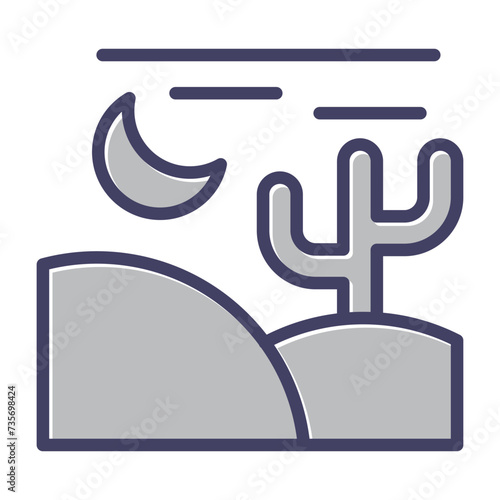 Desert Vector Icon