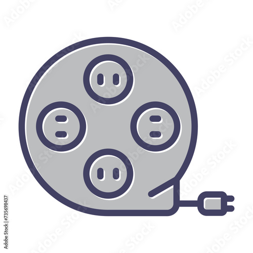Extension Cord Vector Icon