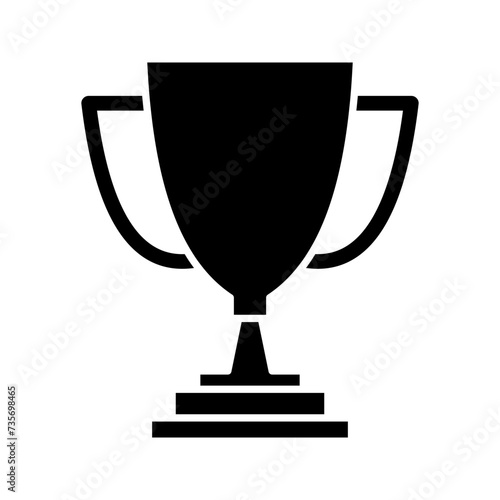 First prize trophy icon color editable
