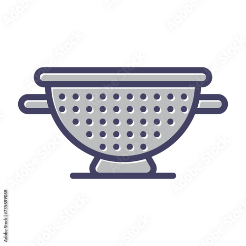 Colander Vector Icon