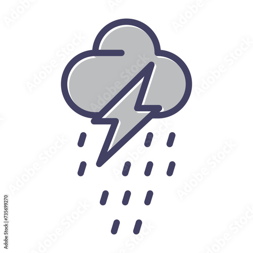 Storm Vector Icon