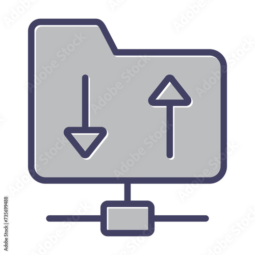 FTP Hosting Vector Icon