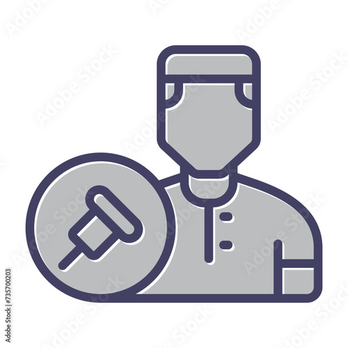 Office Pin Vector Icon