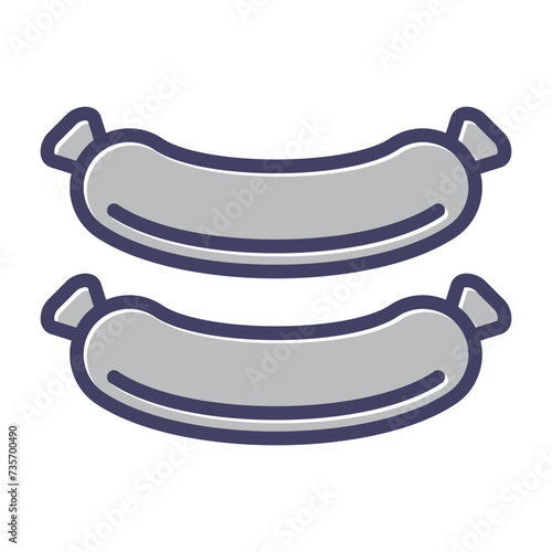 Sausage Vector Icon