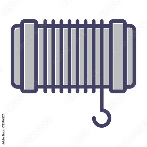 Cable Pulling Rope Vector Icon