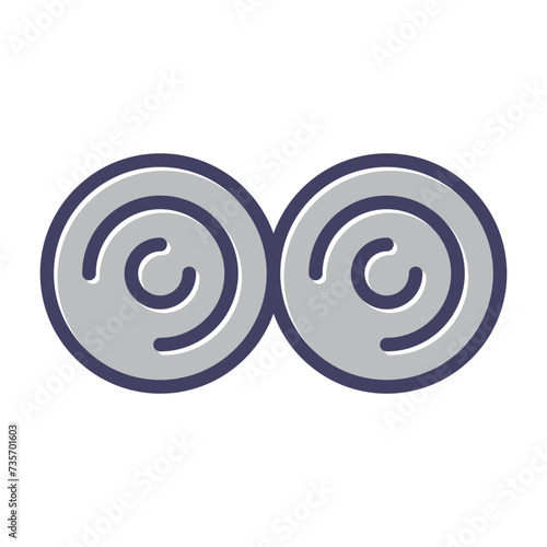 Hay Bale Vector Icon