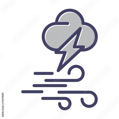 Storm Vector Icon