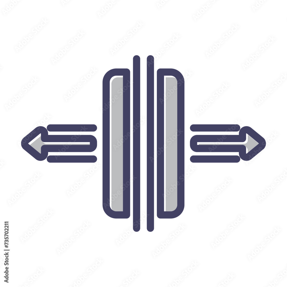 Fototapeta premium Gap Vector Icon