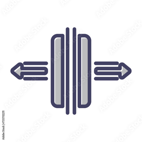 Gap Vector Icon