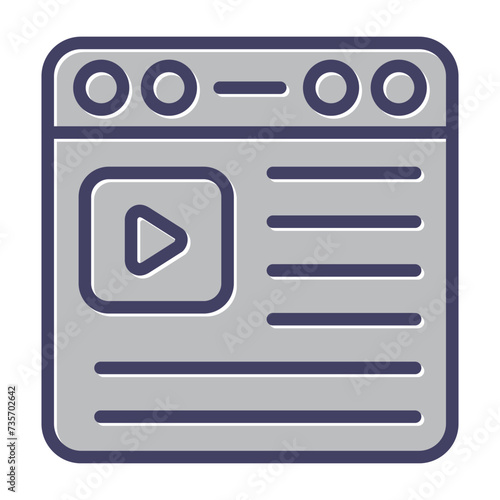 Video Vector Icon