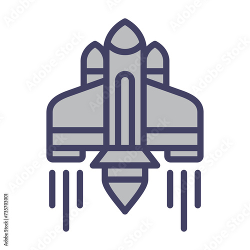 Spaceship Vector Icon