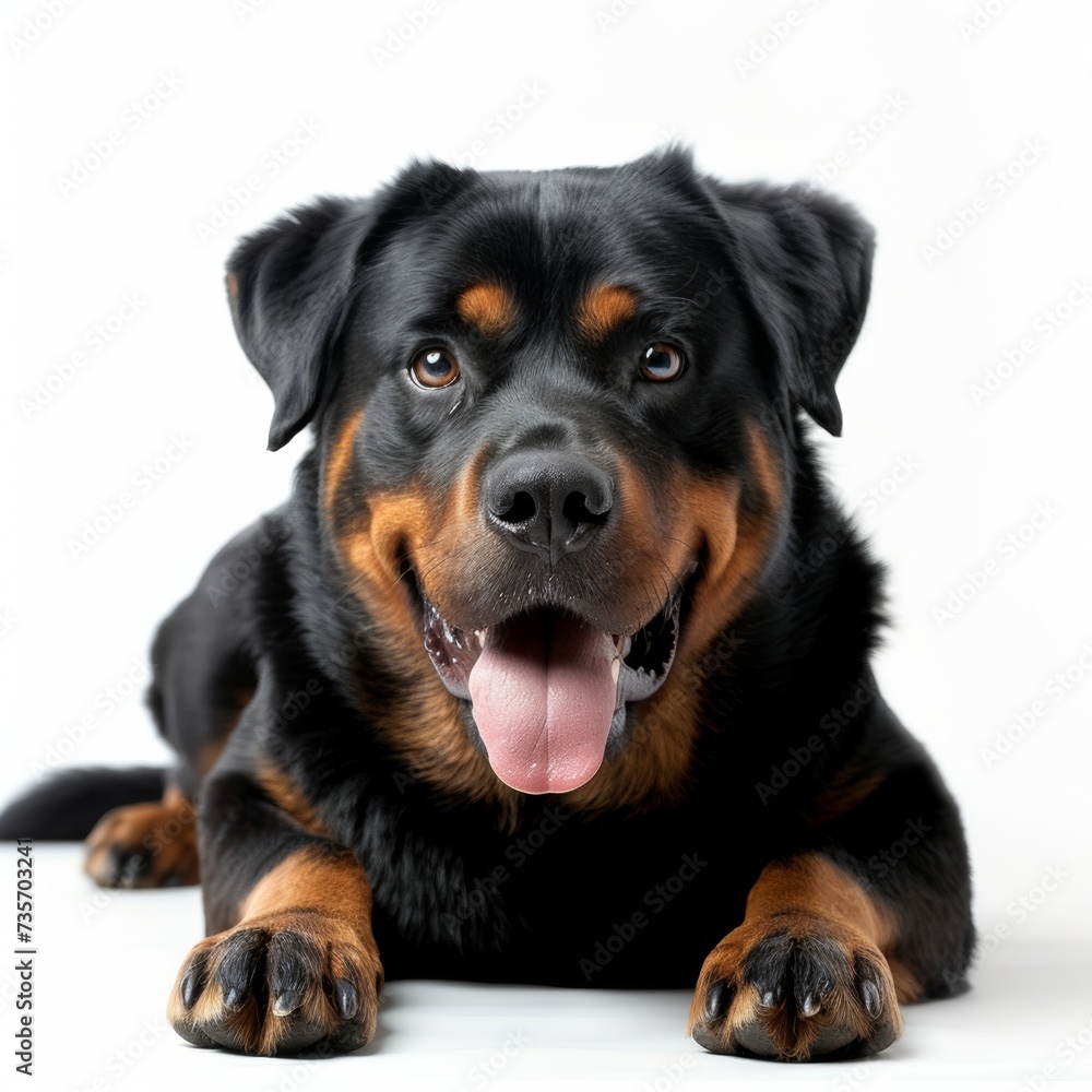 rottweiler portrait dog isolated on white rottweiler portrait dog isolated on white