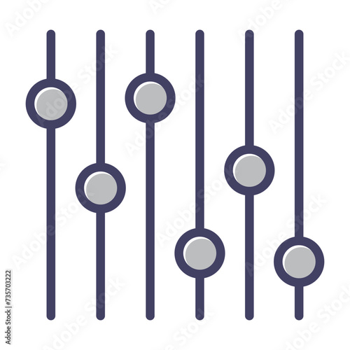 Sliders Vector Icon