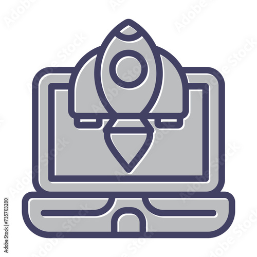 Rocket Vector Icon