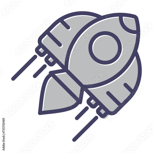 Spaceship Vector Icon