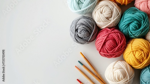 DIY Crochet Knitting - Colorful Yarn Collection