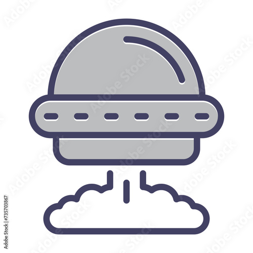 Spaceship Vector Icon