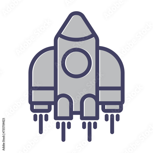 Spaceship Vector Icon