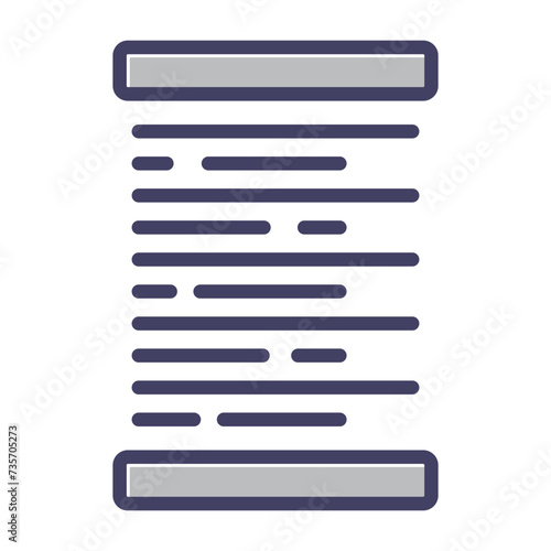 Right Alignment Vector Icon